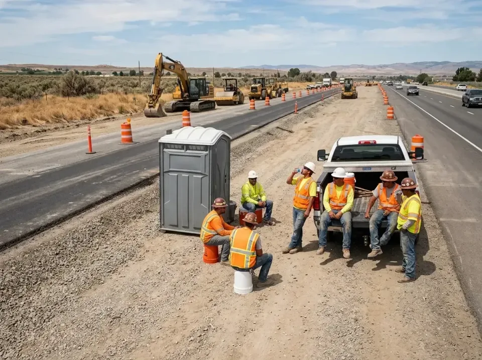 highway-road-construction-crew-007 — frequently asked questions, Porta Potty and Restroom Rentals in Berlin, NH